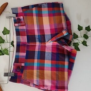 Banana Republic Ryan Fit Plaid Shorts